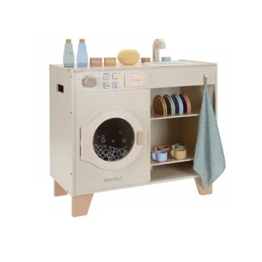 [LD2497] LITTLE DUTCH Wooden washing machine FSC Limited Edition