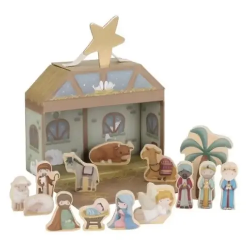 [LD4879] LITTLE DUTCH Nativity play box FSC