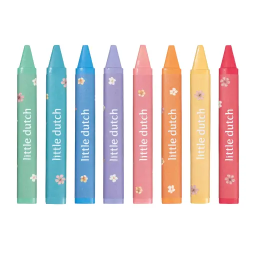 Little Dutch Wax Crayons Rosa 