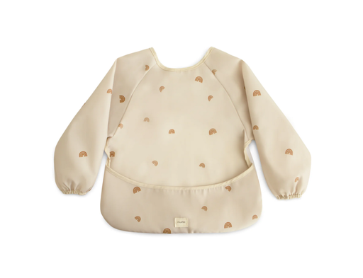 Mushie Long sleeve Bib Rainbow 